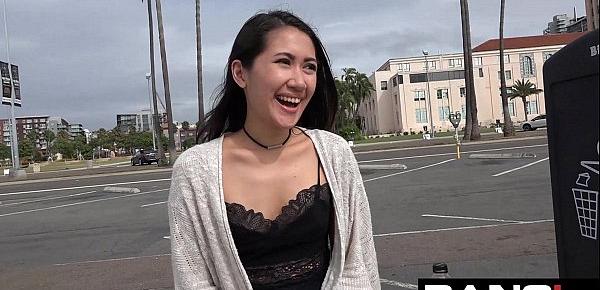  Asian teen gets her tight pussy pounded! From the dock to the cock!!